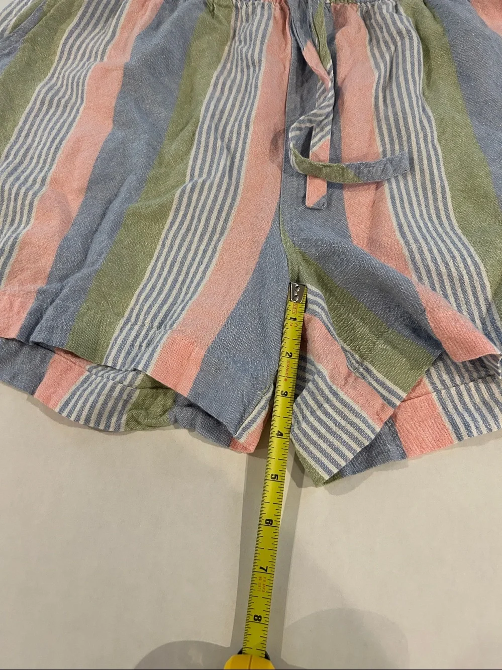 Como Vintage linen blend shorts set size XL - Picture 8 of 9